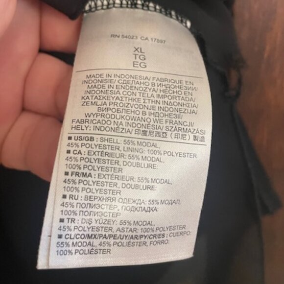 Banana Republic Black Blouse, Size XL - Picture 5 of 6